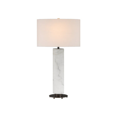 Currey & Company 33.25" Stanhope White Table Lamp 4