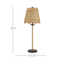 Currey & Company 33.5" Annabelle Water Hyacinth Table Lamp 4