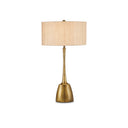 Currey & Company 33.5" Cheenee Brass Table Lamp 