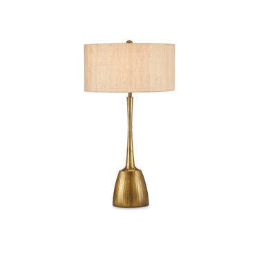 Currey & Company 33.5" Cheenee Brass Table Lamp 