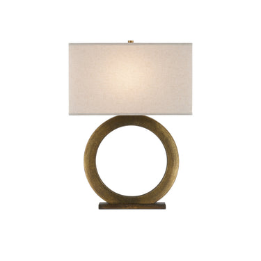 Currey & Company 33" Cercle Brass Table Lamp 3