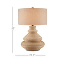 Currey & Company 33" Jaru Rope Table Lamp 4
