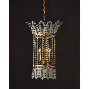 Currey & Company 33" x 20" Bradshaw 4-Light Lantern 6
