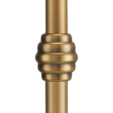 Currey & Company 34.5" Caldwell 2-Light Brass Table Lamp 1