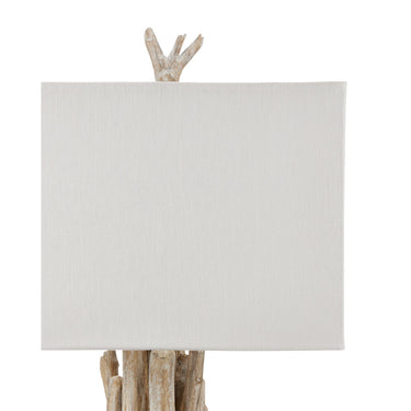 Currey & Company 34" Driftwood Whitewash Table Lamp 2