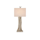 Currey & Company 34" Driftwood Whitewash Table Lamp 3