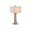 Currey & Company 34" Driftwood Whitewash Table Lamp 