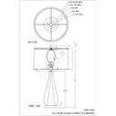 Currey & Company 34" Zyphyrine Glass Table Lamp 6