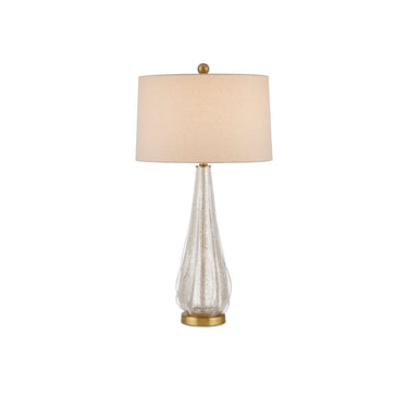 Currey & Company 34" Zyphyrine Glass Table Lamp 