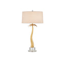 Currey & Company 35" Mazari Gold 2-Light Table Lamp 