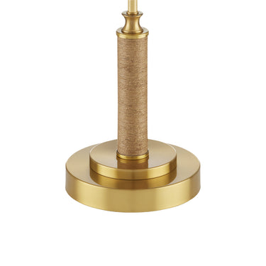 Currey & Company 36.5" Ippolito Brass Console Lamp 1