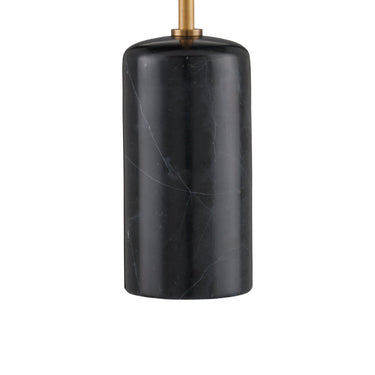 Currey & Company 37" Martini Black Torchiere Table Lamp 1