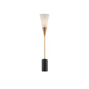 Currey & Company 37" Martini Black Torchiere Table Lamp 