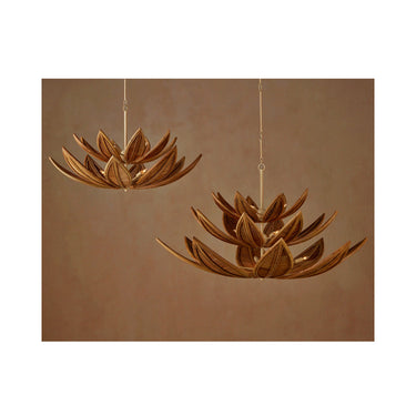 Currey & Company 40.25" Cubana Two-Tier 8-Light Chandelier 8