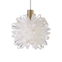 Currey & Company 5.5" Purity 1-Light Quartz Pendant 2