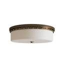 Currey & Company 5" x 18" Barnabe Brass 1-Light Flush Mount 3