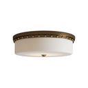 Currey & Company 5" x 18" Barnabe Brass 1-Light Flush Mount 