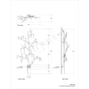 Currey & Company 5000-0014 Forest Light Wall Sconce in Washed Lucerne Gold/Natural 9