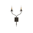 Currey & Company 5000-0038 Highlight Wall Sconce in Bronze Gold 1