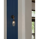 Currey & Company 5000-0049 Hightider Wall Sconce in French Black/Natural 4