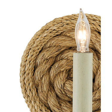 Currey & Company 5000-0072 Wallis Wall Sconce in Natural 2