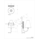 Currey & Company 5000-0072 Wallis Wall Sconce in Natural 6