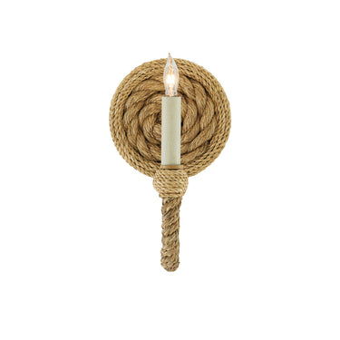 Currey & Company 5000-0072 Wallis Wall Sconce in Natural 1