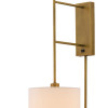 Currey & Company 5000-0076 Savill Wall Sconce in Antique Brass 2
