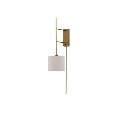 Currey & Company 5000-0076 Savill Wall Sconce in Antique Brass 4
