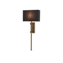 Currey & Company 5000-0090 Edmund Wall Sconce in Antique Brass 1