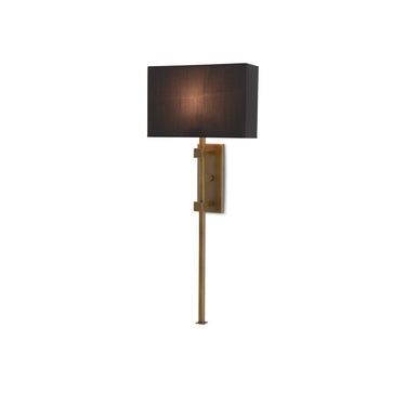 Currey & Company 5000-0090 Edmund Wall Sconce in Antique Brass 1
