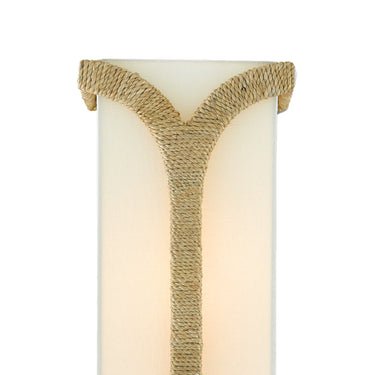 Currey & Company 5000-0109 Carthay Wall Sconce in Natural/Dark Contemporary Gold Leaf 2
