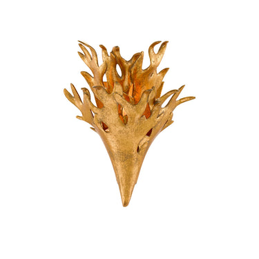 Currey & Company 5000-0126 Formby Wall Sconce in Gold Leaf 1