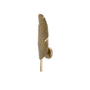Currey & Company 5000-0127 Tropical Leaf Wall Sconce in Vintage Brass 3
