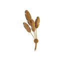Currey & Company 5000-0128 Tropical Wall Sconce in Vintage Brass 5
