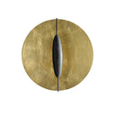 Currey & Company 5000-0130 Pinders Wall Sconce in Contemporary Gold Leaf/Painted Contemporary Gold/French Black 3