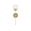 Currey & Company 5000-0154 Montview Wall Sconce in Brushed Brass 3