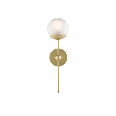 Currey & Company 5000-0154 Montview Wall Sconce in Brushed Brass 3
