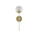 Currey & Company 5000-0154 Montview Wall Sconce in Brushed Brass 5