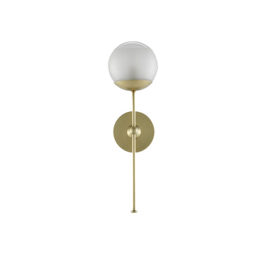 Currey & Company 5000-0154 Montview Wall Sconce in Brushed Brass 5