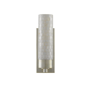 Currey & Company 5000-0158 Abadan Wall Sconce in Pearl/Silver Leaf 5