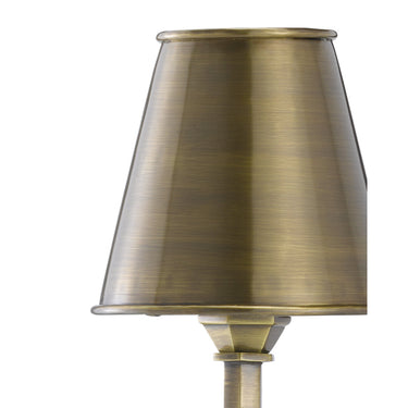 Currey & Company 5000-0174 Wollaton Wall Sconce in Light Moroccan Antique Brass 2