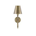 Currey & Company 5000-0174 Wollaton Wall Sconce in Light Moroccan Antique Brass 3