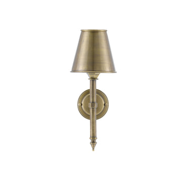 Currey & Company 5000-0174 Wollaton Wall Sconce in Light Moroccan Antique Brass 3