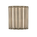Currey & Company 5000-0175 Daze Wall Sconce in Antique Brass/White 1