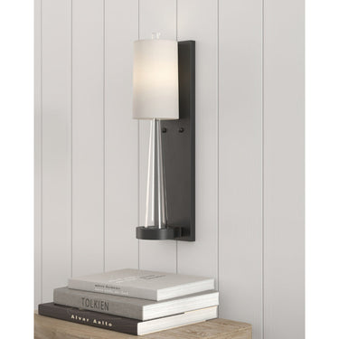 Currey & Company 5000-0176 Junia Bronze Wall Sconce in Oil Rubbed Bronze 7