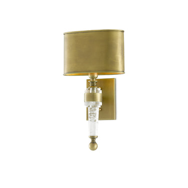 Currey & Company 5000-0177 Lindau Wall Sconce in Antique Brass 1