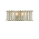 Currey & Company 5000-0187 Warwick Wall Sconce in Contemporary Silver Leaf/Clear 1