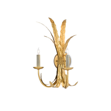 Currey & Company 5000-0188 Bette Wall Sconce in Grecian Gold Leaf 3