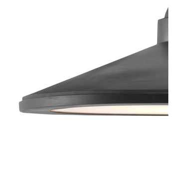 Currey & Company 5000-0197 Ditchley 1 Light Wall Sconce in Black Bronze/White 2